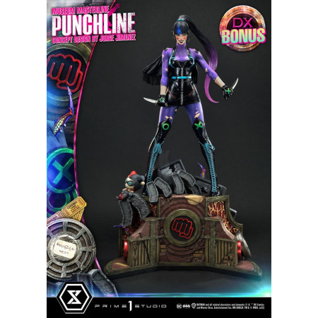 DC Comics socha 1/3 Punchline Deluxe Bonus Version Concept Design by Jorge Jimenez 85 cm